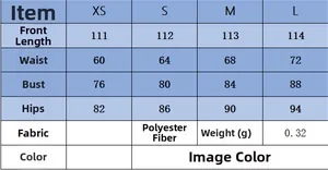 Detailed size guide table for slim fit casual dress including bust and waist measurements