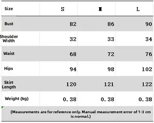 Detailed size chart for velvet backless dress including bust, waist, and length measurements