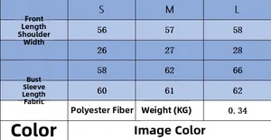 Detailed size guide table for women's cutout off-shoulder knit sweater with measurements