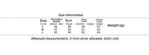 Detailed size chart for V-neck slim lace dress featuring S, M, and L measurements