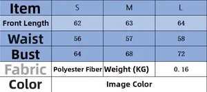 Detailed size chart for the women oversized knit sweater including length and bust measurements