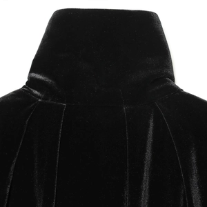 Giacca bomber in velluto da donna con collo alto e texture a pieghe verticali