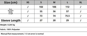 Tableau des tailles pour t-shirt femme en dentelle, mesures en cm du XS au XL incluses