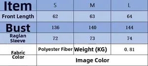 Detailed size chart for black wool-blend short jacket showing chest and length measures