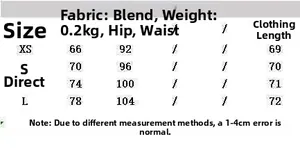 Size chart for dark brown satin lace set showing waist and hip measurements