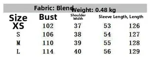 Size chart for summer plaid dress with detailed measurements for XS to L sizes
