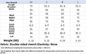 Size guide for the nude high neck backless bodysuit with detailed measurements chart