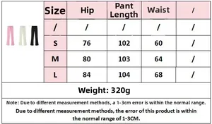 Guide des tailles détaillé pour ensemble de sport décontracté avec veste bomber