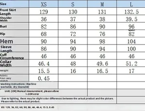 Detailed size chart for summer sleeveless midi dress with measurements from XS to L