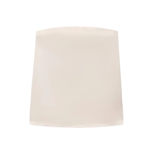 Elegante ivoren satijnen tubetop voor dames met een minimalistisch strapless zomerontwerp