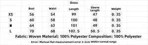 Guide des tailles détaillé pour la robe jaune rétro à épaules dénudées avec tissus