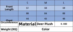 Detailed size chart for colorful asymmetric strap top with fabric and weight specs
