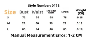 Size guide table for slim print dress featuring chest, waist, and length measurements