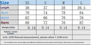 Size chart table for women strapless pleated top showing measurements in cm and kg