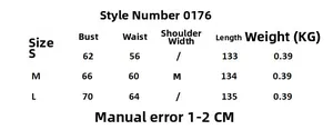 Tableau des tailles détaillé pour robe femme indiquant mesures pour les tailles S, M, L