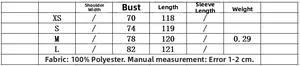 Size chart for women's poplin midi strap dress showing bust, length, and weight metrics