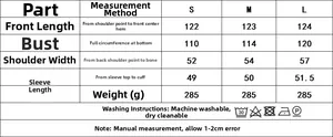 Guide des tailles détaillé pour robe brodée à fleurs avec mesures pour tailles S, M et L