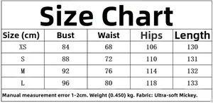 Detailed size chart for the women halter neck dress with measurements for XS, S, M, and L