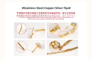 Macro view of gold vacuum-plated stainless steel jewelry clasp and necklace link details