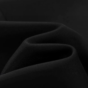 Jupe trapèze été 2025 pour femme en tissu noir texturé de haute qualité tissé