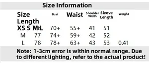 Detailed size chart for women's ruffle sleeveless mini dress with measurement guide