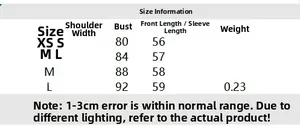 Detailed size guide table for halter neck top with bow detail, from size XS to L