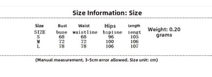 Tableau des tailles pour robe midi léopard incluant buste, taille et hanches en cm