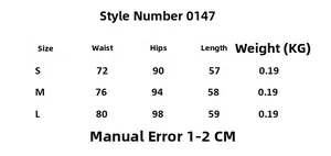 Detailed size chart for women's bomber three-piece set including waist and hip measurements