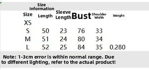 Detailed size chart for women's bow knit cardigan including length and bust measurements