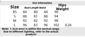 Detailed size chart table for velvet mini dress featuring bust and length measurements