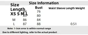 Detailed size chart for women's short flare dress showing length and bust measurements