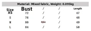 Size guide table for women embroidered summer top and shorts set with measurement details