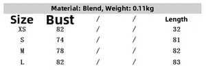 Size chart for bow off-shoulder top showing bust and length measurements in cm