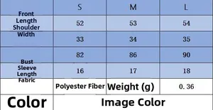 Size chart for women knit top with puff sleeves including length, bust, and shoulder data