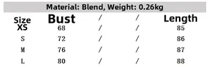Detailed size chart for the mesh halter neck printed dress showing XS to L dimensions