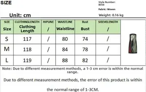 Detailed size chart with measurements for this summer floral print tube dress in cm