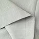 Detail of light gray outdoor fabric texture with heavy-duty waterproof weaving pattern