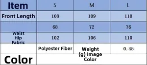 Size chart for women's two-piece cardigan and straight pants set in S, M, and L