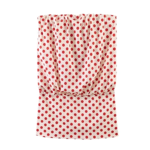 Vintage Polka Dot Tube Top For Women Summer Sleeveless Smocked Waist Mid Length Polyester Fashion Casual Top
