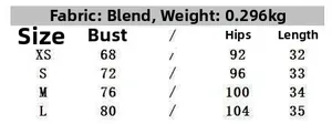 Detailed size chart for vintage brown suede skirt featuring XS to L measurements and weights