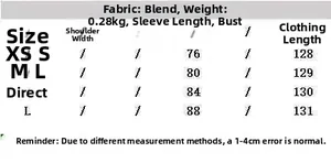 Size chart for V-neck lace slip dress showing measurements in centimeters and fabric details