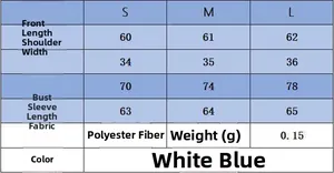 Size chart for women's slim fit knit top showing length, shoulder, bust and sleeve details