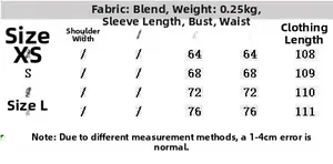 Detaillierte Größentabelle für kariertes Midikleid mit Maßen und Stoffangaben