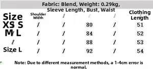 Detailed size chart for champagne satin set featuring bust and length measurements