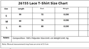 Tabella delle taglie per gilet in maglia senza maniche da donna con misure S-L in cm