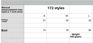 Size chart showing length and bust measurements for charcoal gray ruched strapless top