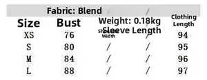 Detailed size chart for women's V-neck camisole showing bust and length measurements
