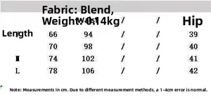 Size chart for the satin mini skirt showing waist and hip measurements from XS to L