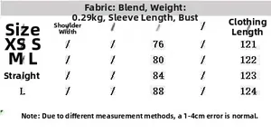 Guide des tailles détaillé pour robe longue à pois blanche avec volants étagés