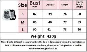 Detailed size chart for lace patchwork mini dress including bust and shoulder dimensions